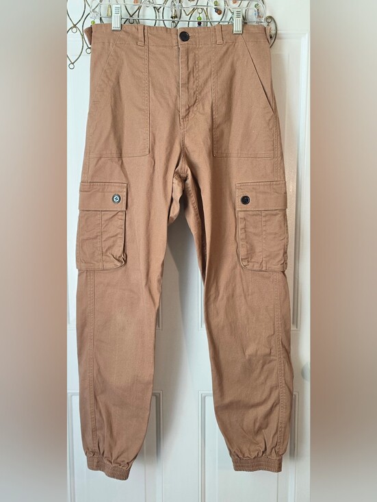 Wonderly Pants - Wonderly Isabel 3.0 Cargo Outdoor Utility Jogger Pants Womens S Copper High-rise